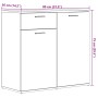 Aparador de madera contrachapada madera vieja 80x36x75 cm de , Aparadores - Ref: Foro24-856006, Precio: 92,78 €, Descuento: %
