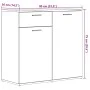 Aparador de madera contrachapada madera vieja 80x36x75 cm von , Sideboards - Ref: Foro24-856006, Preis: 89,18 €, Rabatt: %