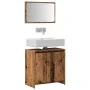 Juego de muebles de baño 2 piezas madera ingeniería envejecida by , Bathroom furniture - Ref: Foro24-856067, Price: 74,28 €, ...