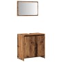 Juego de muebles de baño 2 piezas madera ingeniería envejecida von , Badezimmermöbel - Ref: Foro24-856067, Preis: 75,71 €, Ra...