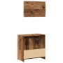 Juego de muebles de baño 2 piezas madera ingeniería envejecida von , Badezimmermöbel - Ref: Foro24-856067, Preis: 75,71 €, Ra...