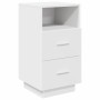 Mesilla de noche con 2 cajones blanca 36x36x68 cm de , Mesitas de noche - Ref: Foro24-858578, Precio: 63,27 €, Descuento: %