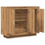 Aparador de madera de ingeniería roble artisan 92x35x75 cm von , Sideboards - Ref: Foro24-856865, Preis: 93,82 €, Rabatt: %
