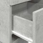 Mesilla de noche con 2 cajones gris cemento 36x36x68 cm de , Mesitas de noche - Ref: Foro24-858584, Precio: 58,23 €, Descuent...