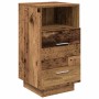 Mesilla de noche con 2 cajones madera vieja 36x36x68 cm de , Mesitas de noche - Ref: Foro24-858592, Precio: 60,14 €, Descuent...