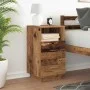 Mesilla de noche con 2 cajones madera vieja 36x36x68 cm by , Nightstands - Ref: Foro24-858592, Price: 59,21 €, Discount: %