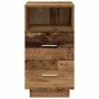 Mesilla de noche con 2 cajones madera vieja 36x36x68 cm by , Nightstands - Ref: Foro24-858592, Price: 59,21 €, Discount: %