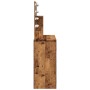 Tocador con luces LED madera envejecida 86,5x35x136 cm by , Tables - Ref: Foro24-857023, Price: 107,09 €, Discount: %