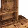 Tocador con luces LED madera envejecida 86,5x35x136 cm by , Tables - Ref: Foro24-857023, Price: 107,09 €, Discount: %