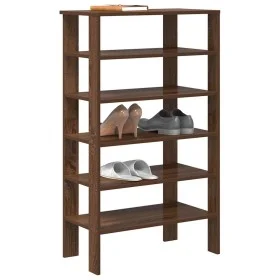 Mueble zapatero madera contrachapada marrón roble 61x32x105 cm by , Shoe racks and shoe organizers - Ref: Foro24-859866, Pric...
