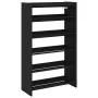 Mueble zapatero madera contrachapada negro 60x25x100 cm de , Zapateros y organizadores de calzado - Ref: Foro24-859870, Preci...