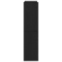 Mueble zapatero madera contrachapada negro 60x25x100 cm | Foro24.es | Tu tienda online para hogar, jardín y más Foro24.es