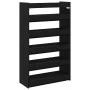 Mueble zapatero madera contrachapada negro 60x25x100 cm de , Zapateros y organizadores de calzado - Ref: Foro24-859870, Preci...