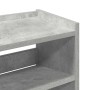 Mueble zapatero madera contrachapada gris hormigón 60x25x100 cm by , Shoe racks and shoe organizers - Ref: Foro24-859872, Pri...