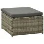 3-teiliges Gartenmöbel-Set und Kissen aus grauem Kunst-Rattan. von vidaXL, Gartensets - Ref: Foro24-313128, Preis: 218,33 €, ...