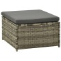 Set de muebles de jardín 3 pzas y cojines ratán sintético gris by vidaXL, Garden sets - Ref: Foro24-313128, Price: 220,21 €, ...