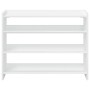 Mueble zapatero madera contrachapada blanco 80x25x62 cm de , Zapateros y organizadores de calzado - Ref: Foro24-859914, Preci...