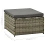 3-teiliges Gartenmöbel-Set und Kissen aus grauem Kunst-Rattan. von vidaXL, Gartensets - Ref: Foro24-313128, Preis: 218,33 €, ...