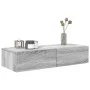 Estante de pared con cajones madera contrachapada roble ahumado von , Regale und Regale - Ref: Foro24-859982, Preis: 52,26 €,...