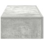 Estante de pared con cajones madera contrachapada gris hormigón de , Estantes y estanterías - Ref: Foro24-859980, Precio: 55,...