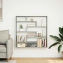 Estante cubo de pared 7 compartimentos madera gris hormigón by , Shelves and shelves - Ref: Foro24-860025, Price: 58,16 €, Di...