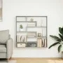Estante cubo de pared 7 compartimentos madera gris hormigón by , Shelves and shelves - Ref: Foro24-860025, Price: 57,26 €, Di...