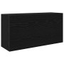 Mueble de pared de baño madera ingeniería negro 80x25x40 cm by , bathroom vanities - Ref: Foro24-860086, Price: 63,34 €, Disc...