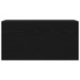 Mueble de pared de baño madera ingeniería negro 80x25x40 cm by , bathroom vanities - Ref: Foro24-860086, Price: 63,34 €, Disc...