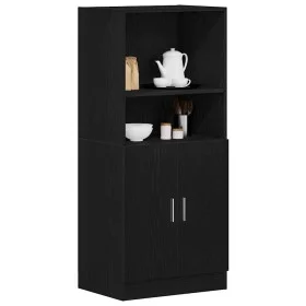 Mueble de cocina madera de ingeniería negro 57x41,5x131,5 cm de , Armarios de cocina - Ref: Foro24-860122, Precio: 108,43 €, ...