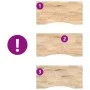 Tablero escritorio rectangular madera maciza roble sin tratar by , Table tops - Ref: Foro24-4009008, Price: 66,30 €, Discount: %