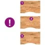 Tablero escritorio rectangular madera maciza roble marrón claro by , Table tops - Ref: Foro24-4009017, Price: 60,85 €, Discou...