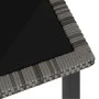 Gray synthetic rattan garden dining table 70x70x73 cm by vidaXL, Garden tables - Ref: Foro24-315117, Price: 77,96 €, Discount: %