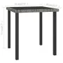 Gray synthetic rattan garden dining table 70x70x73 cm by vidaXL, Garden tables - Ref: Foro24-315117, Price: 77,96 €, Discount: %