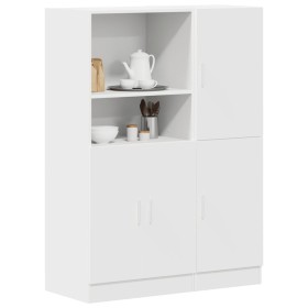 Mueble de cocina 2 piezas madera contrachapada blanca by , Shelves and shelves - Ref: Foro24-3324142, Price: 193,39 €, Discou...