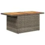 Set sofás jardín y cojines 7 pzas ratán sintético acacia gris von , Gartensets - Ref: Foro24-3327588, Preis: 406,29 €, Rabatt: %