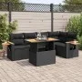Set sofás jardín y cojines 5 pzas ratán sintético acacia negro von , Gartensets - Ref: Foro24-3327597, Preis: 470,27 €, Rabat...