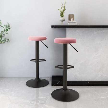 Taburetes de cocina 2 unidades terciopelo rosa von , Küchenhocker - Ref: Foro24-333148, Preis: 77,03 €, Rabatt: %