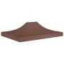Techo de carpa para celebraciones marrón 4x3 m 270 g/m² by vidaXL, Covers for tents and gazebos - Ref: Foro24-315358, Price: ...