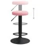 Taburetes de cocina 2 unidades terciopelo rosa de , Taburetes de cocina - Ref: Foro24-333148, Precio: 75,89 €, Descuento: %