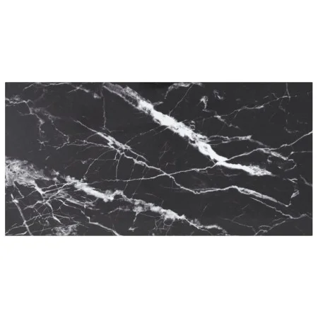 Tablero mesa diseño mármol vidrio templado negro 100x50 cm 6 mm von , Tischplatten - Ref: Foro24-322274, Preis: 35,31 €, Raba...