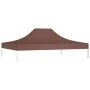 Techo de carpa para celebraciones marrón 4x3 m 270 g/m² by vidaXL, Covers for tents and gazebos - Ref: Foro24-315358, Price: ...