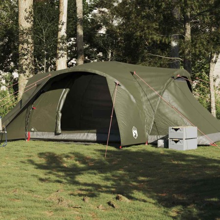 Tienda campaña familiar iglú 6 personas impermeable verde oliva de , Tiendas de campaña - Ref: Foro24-4009470, Precio: 163,42 €