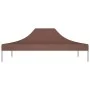 Techo de carpa para celebraciones marrón 4x3 m 270 g/m² by vidaXL, Covers for tents and gazebos - Ref: Foro24-315358, Price: ...