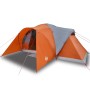 Tienda familiar con cúpula impermeable 6 personas gris naranja by , tents - Ref: Foro24-4009469, Price: 165,94 €, Discount: %