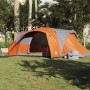 Tienda familiar con cúpula impermeable 6 personas gris naranja by , tents - Ref: Foro24-4009469, Price: 165,94 €, Discount: %