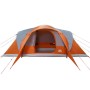Tienda familiar con cúpula impermeable 6 personas gris naranja by , tents - Ref: Foro24-4009469, Price: 165,94 €, Discount: %