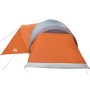 Tienda familiar con cúpula impermeable 6 personas gris naranja by , tents - Ref: Foro24-4009469, Price: 165,94 €, Discount: %