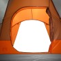 Tienda familiar con cúpula impermeable 6 personas gris naranja by , tents - Ref: Foro24-4009469, Price: 165,94 €, Discount: %
