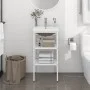 Estructura de baño con lavabo incorporado hierro blanco de , Tocadores de baño - Ref: Foro24-3101373, Precio: 139,30 €, Descu...