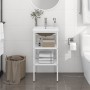Estructura de baño con lavabo incorporado hierro blanco von , Badezimmerwaschtische - Ref: Foro24-3101373, Preis: 141,50 €, R...